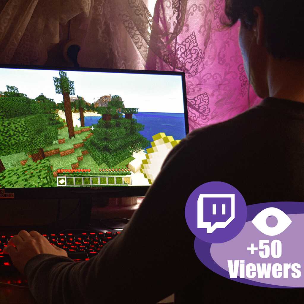 buy 50 twitch live viewers